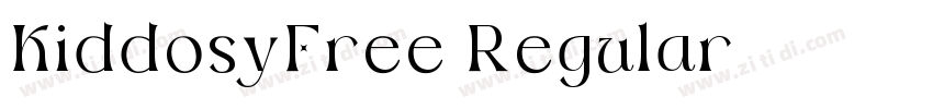KiddosyFree Regular字体转换